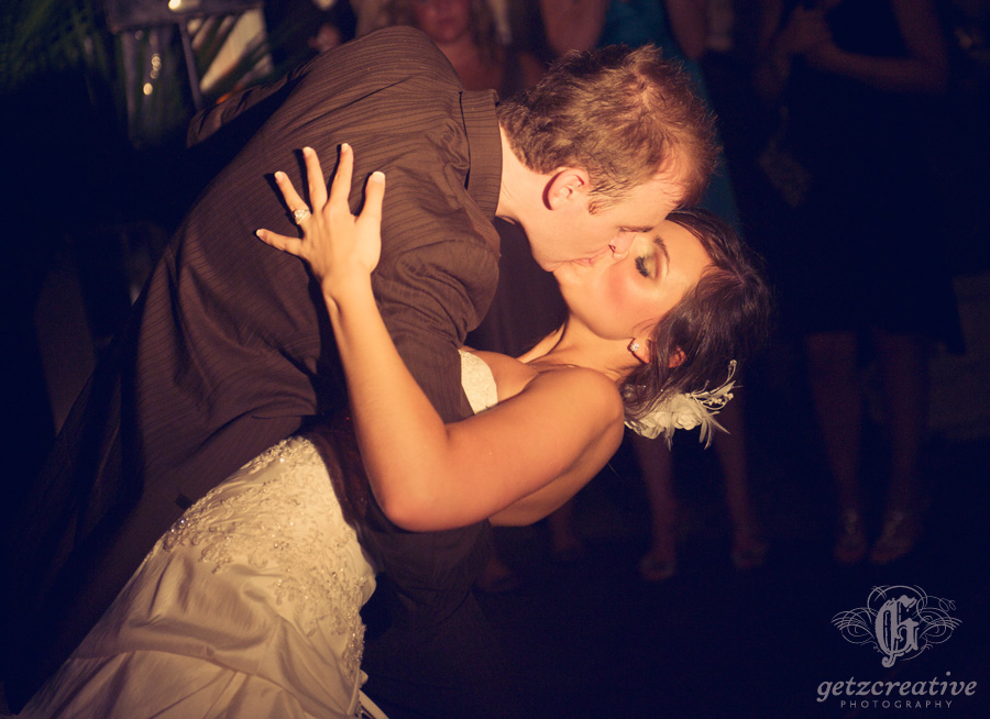 Bride and Groom Dancing and Kissing - Wedding Photography - Greenville South Carolina
