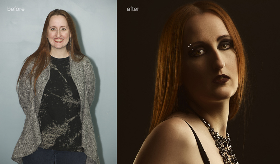 Before and after | Getz Creative Photography Boudoir Session | Greenville, South Carolina